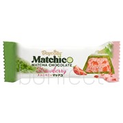 Beyoglu Matchico Matcha Chocolate With Strawberry 35g  24 Pack