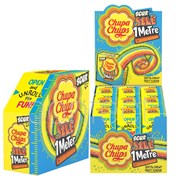 Chupa Chups Sour Belt 1 Metre 55g  9 Pack