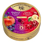 Cavendish  Harvey  Mini Drops Blueberry Peach  Cherry Banana 130g