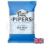 Pipers Anglesey Sea Salt Crisps 150g  8 Pack