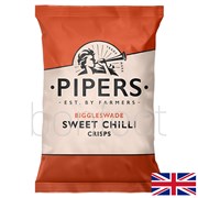Pipers Biggleswade Sweet Chilli Crisps 150g  8 Pack