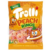 Trolli Peach Rings Bag 100g  16 Pack