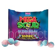 Barnetts Mega Sour Candy Bubblegum 104g  12 Pack