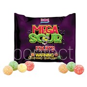 Barnetts Mega Sour Candy Fruit 104g  12 Pack