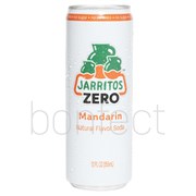 Jarritos Mandarin Zero Sugar Soda Can 355ml  24 Pack