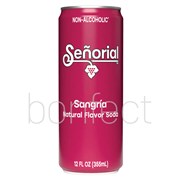 Senorial Non Alcoholic Sangria Soda Can 355ml  24 Pack